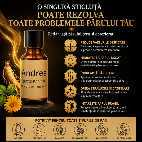 Esentă Andrea pentru Creșterea Părului